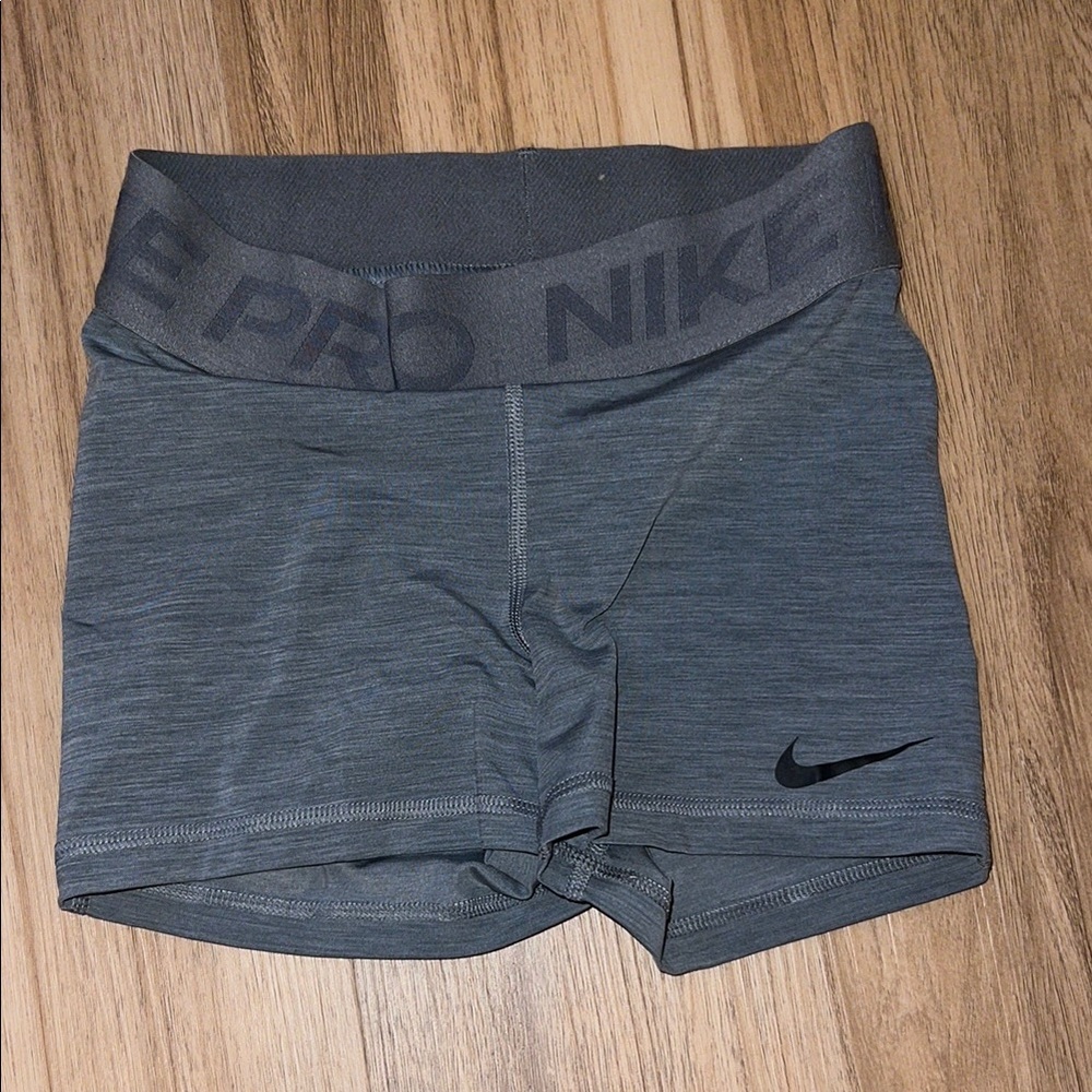 Nike Gray Athletic Compression Shorts